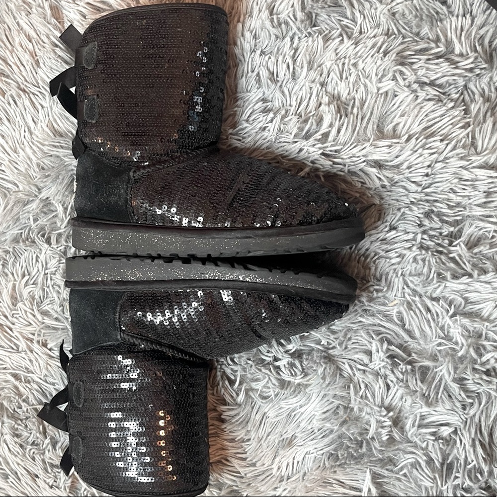Black Sequins Uggs